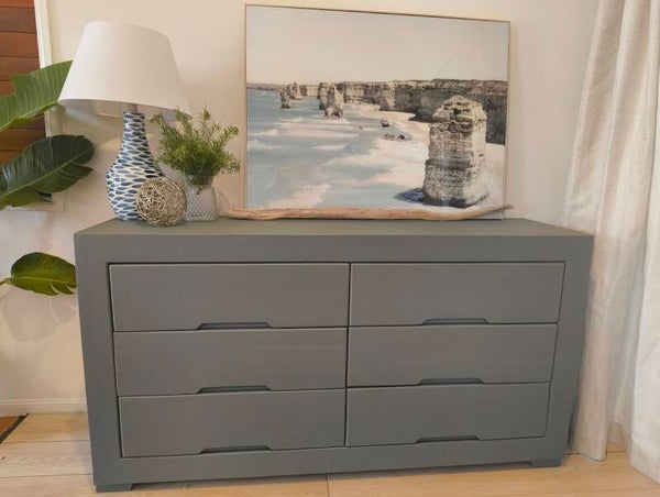 XL 6 Drawer Dresser In Highland Green