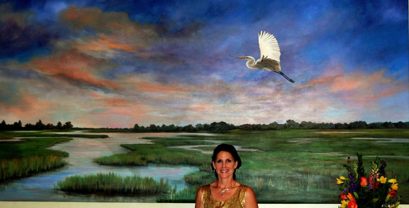 Commercial Mural with Regann Hunt-Royster