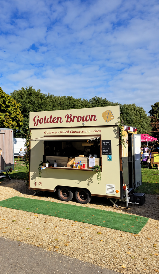 Golden Brown trader stall photograph