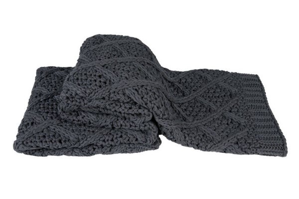 SILT Woondeken/ Plaid Mallorca Dark Grey