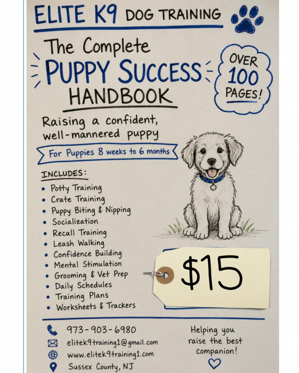 8 week-6 month old Puppy Guide