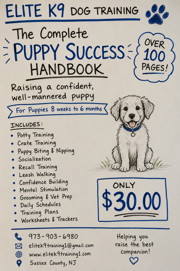 8 week-6 month old Puppy Guide