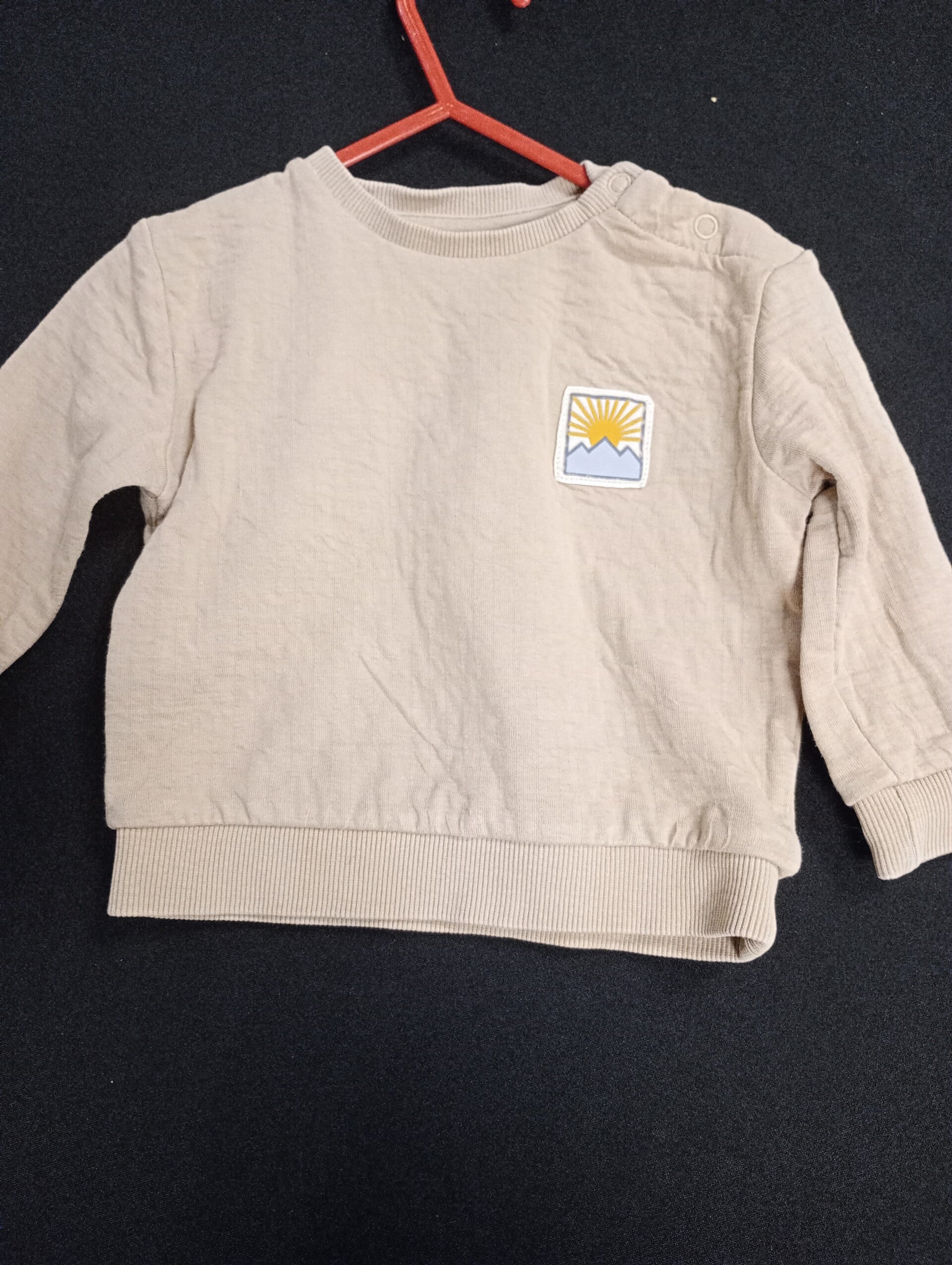 Mini shirt licht bruin mt 68