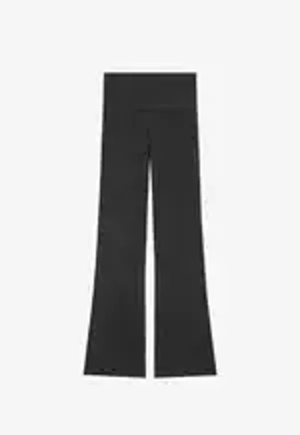 Comfibroek Flared donkergrijs