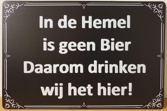 Hemel-Bier bord