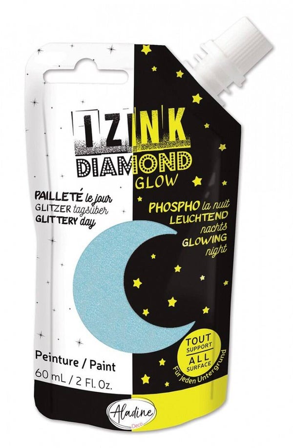 Izink glitterverf Blue
