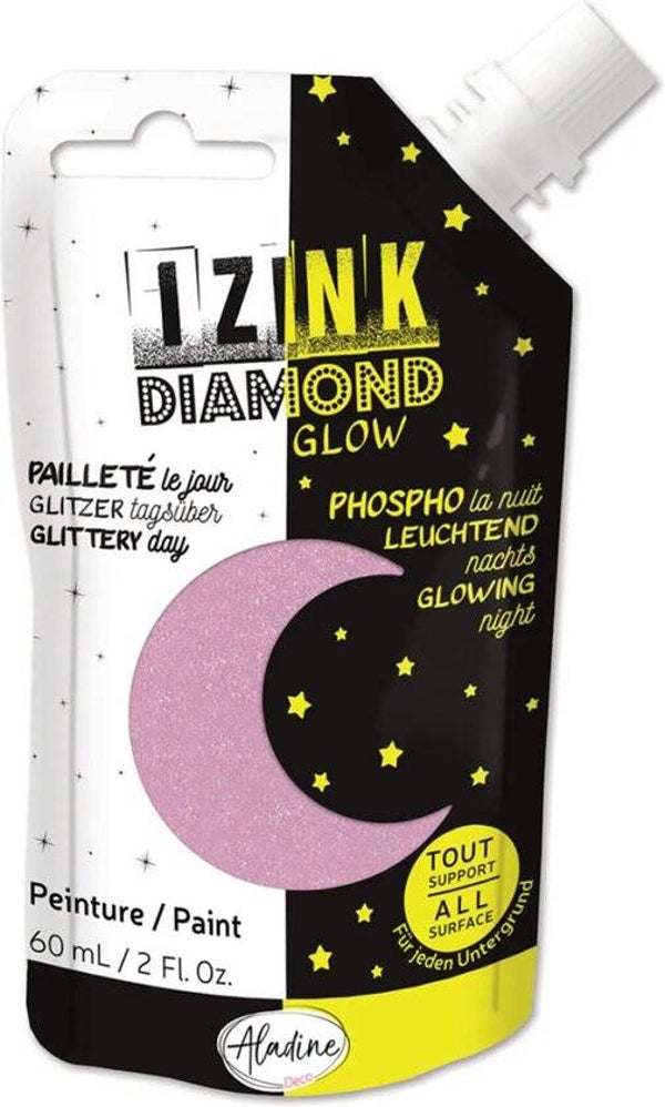Izink Diamond glow Roze
