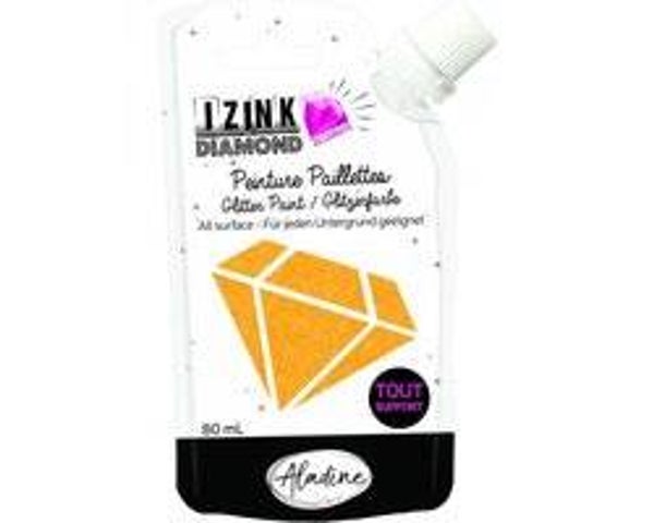 Izink glitterverf Orange