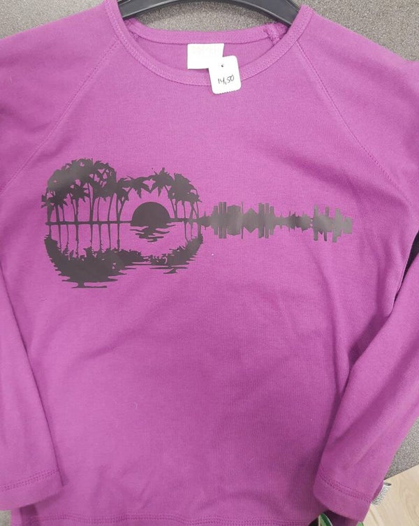 Longsleeve Paars 3 (122/128)