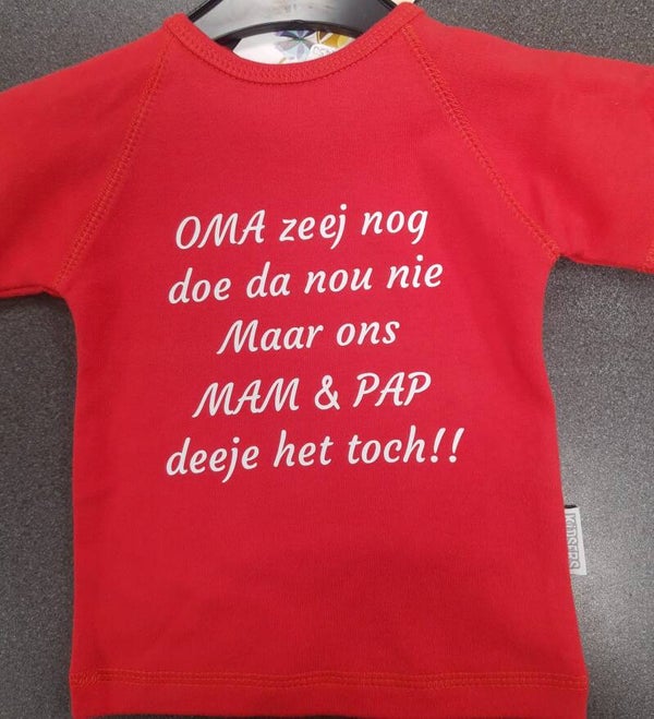 Longsleeve Rood 1 (62/68)