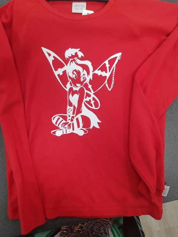 Longsleeve rood 7  (134/140)