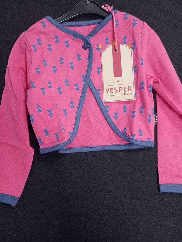Vesper vestje mt 92 (bolero) Roza