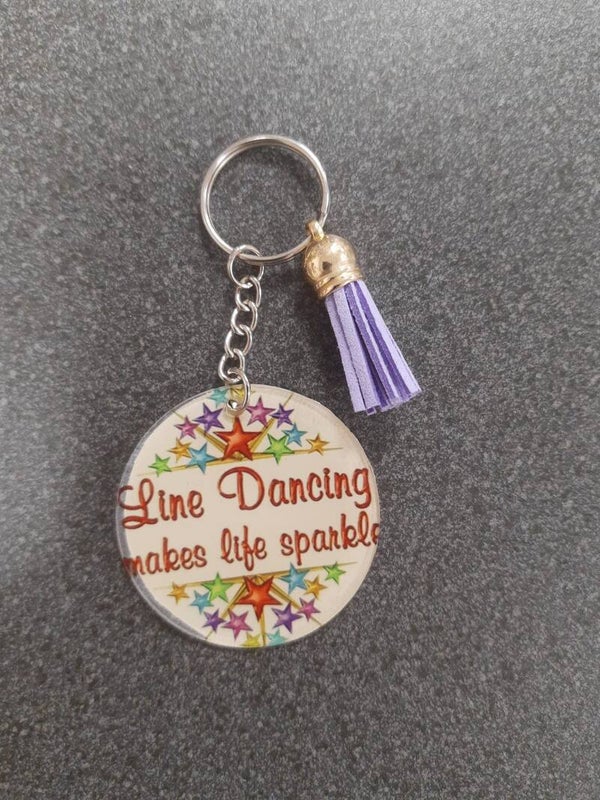 Sleutelhanger line dance