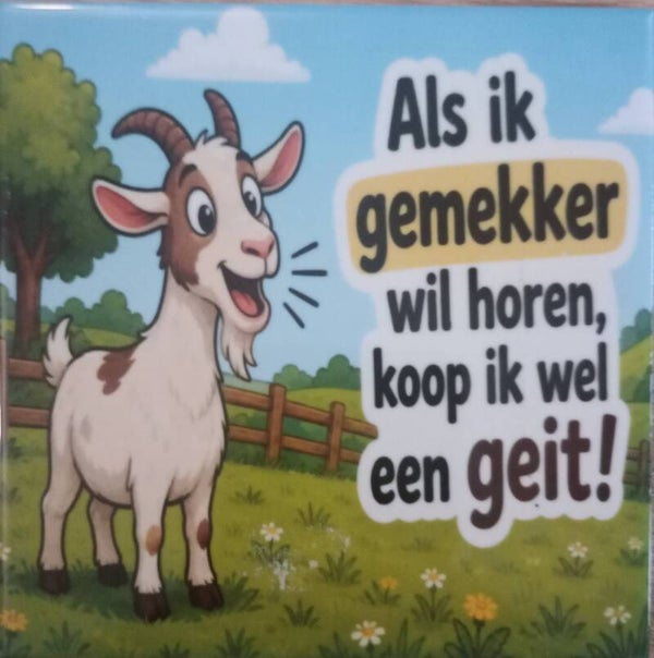 Geit tegeltje