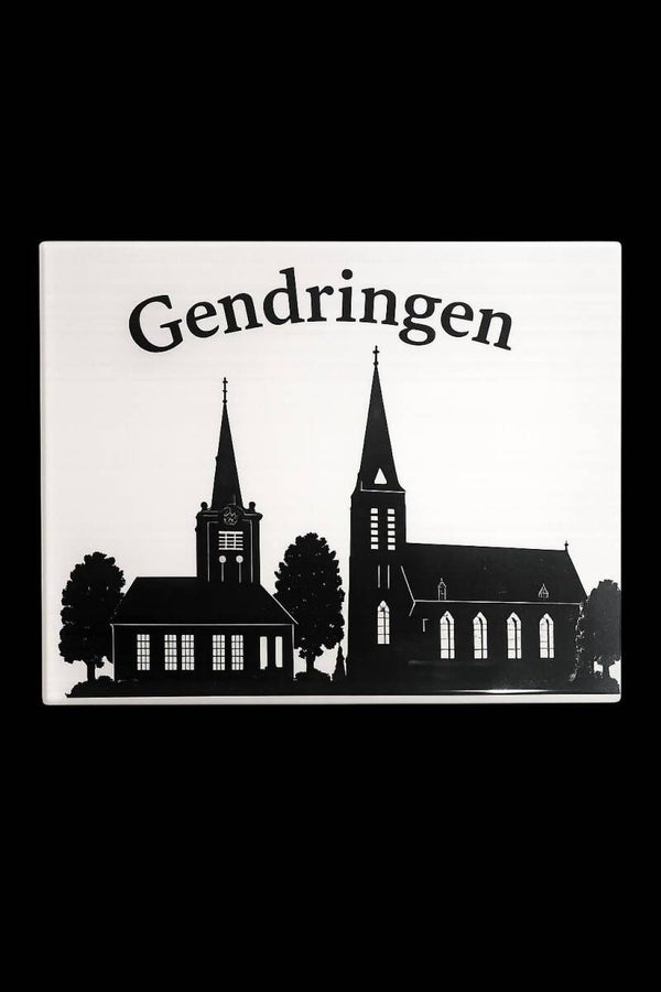 De kerken van Gendringen tegeltje
