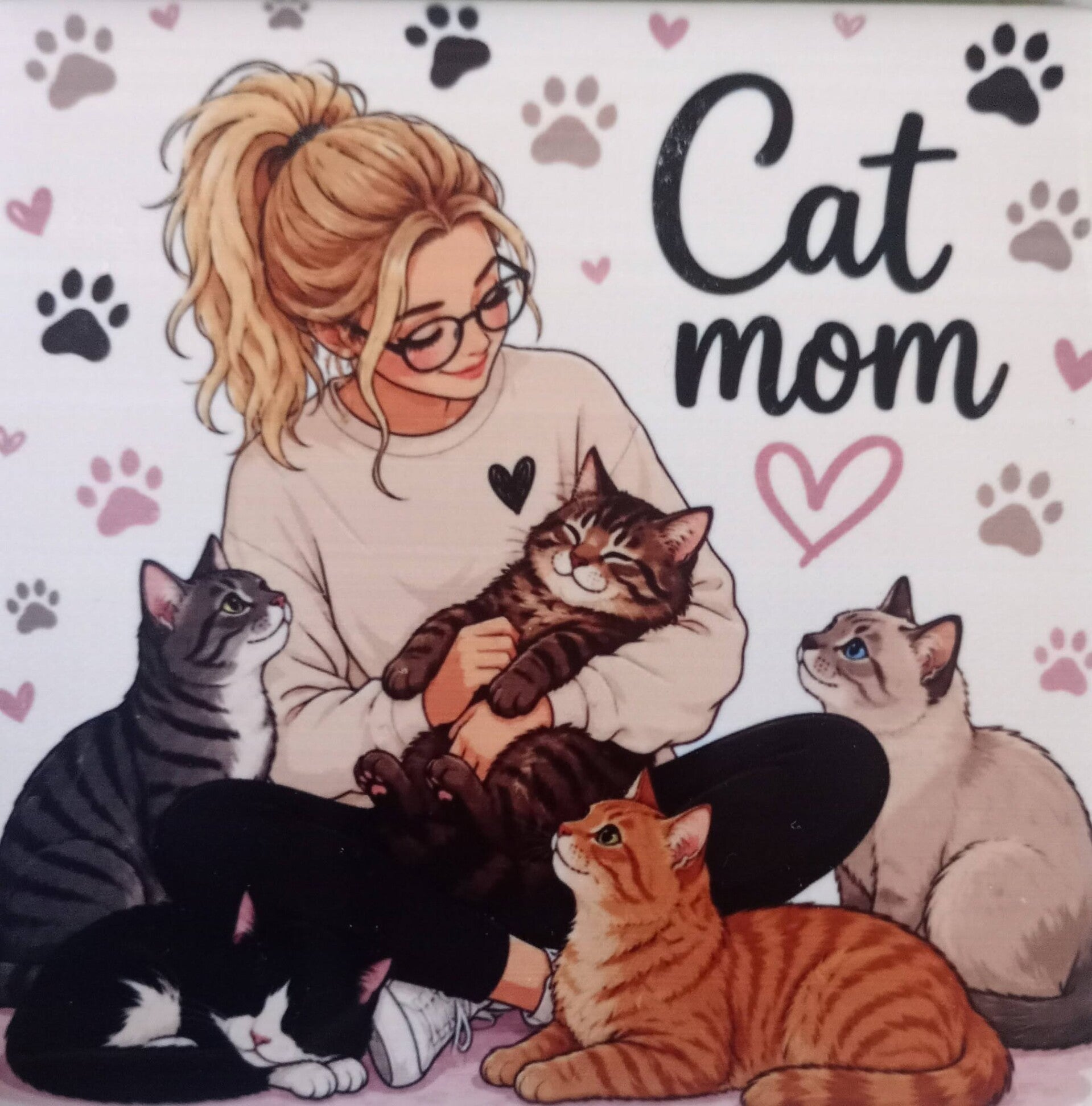 Cat mom