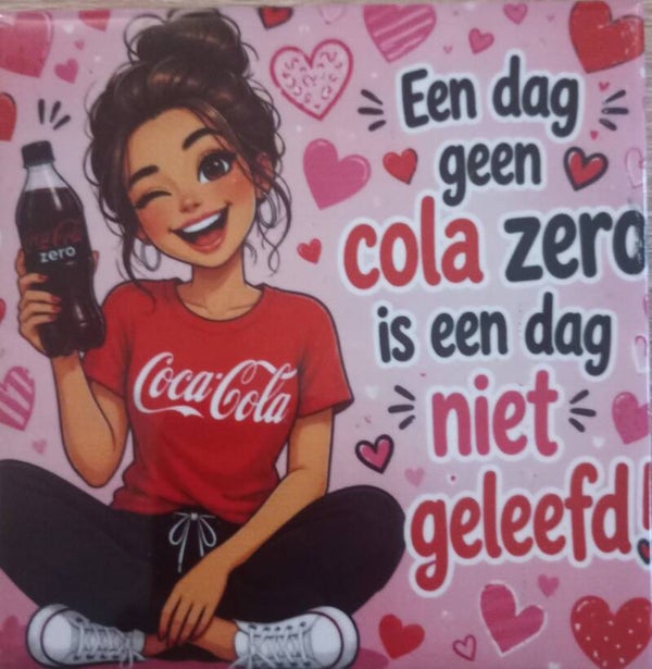 Cola zero tegel