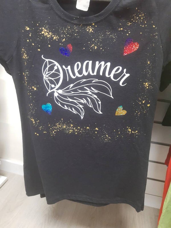 Zwart shirt Dreamer
