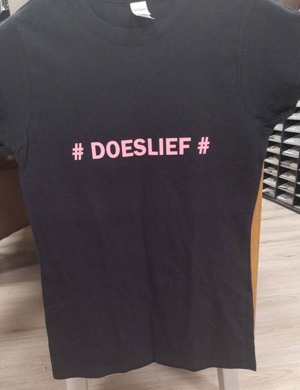 Zwart shirt DOESLIEF