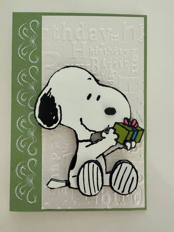 Verjaardagskaart met Snoopy