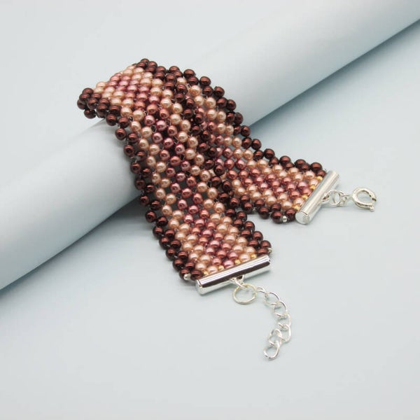 Spicy: Glass Pearl Beaded Bracelet