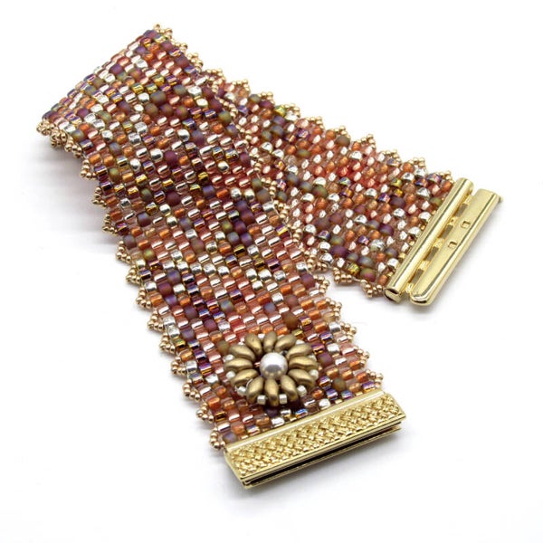 Folky: Handmade Flower Embellished Bracelet