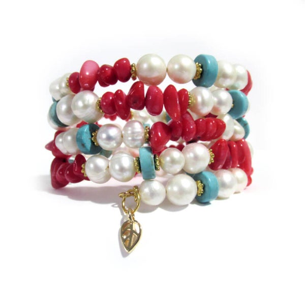 Nature Inspired Wrap Bracelet: 6252