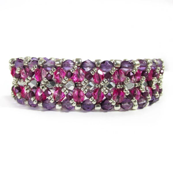 Cheryl: Handmade Firepolished Beaded Bracelet