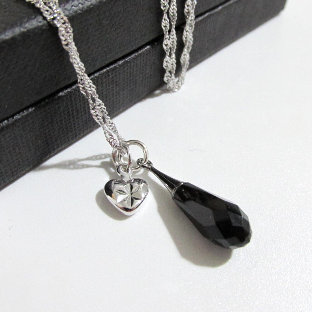 Sterling Silver Swarovski Tear Drop