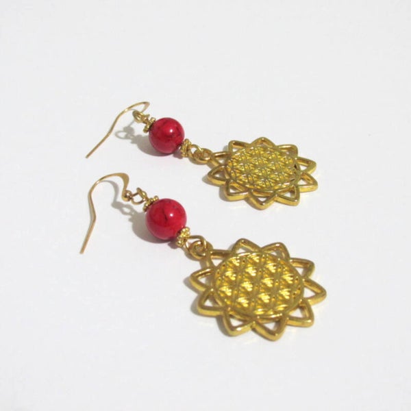 Flower Of Life Earrings