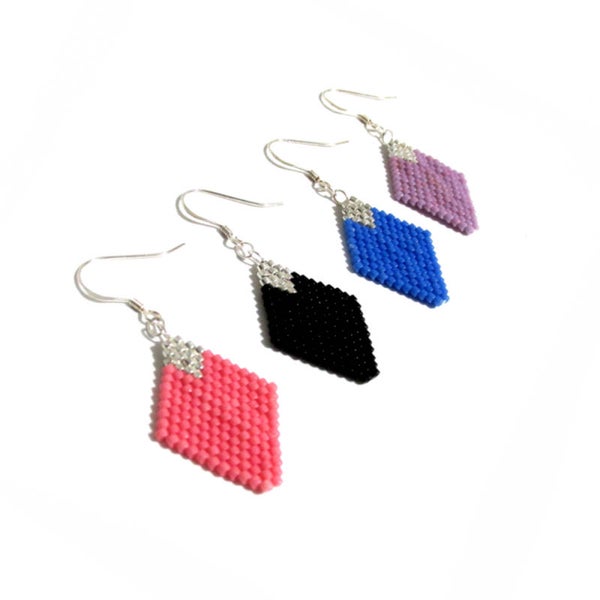4 Pairs Of Colourful Earrings