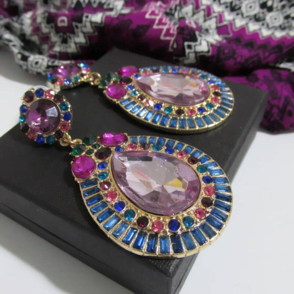 Colourful Egyptian Inspired Earrings