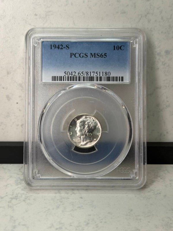 1942-S Mercury Dime