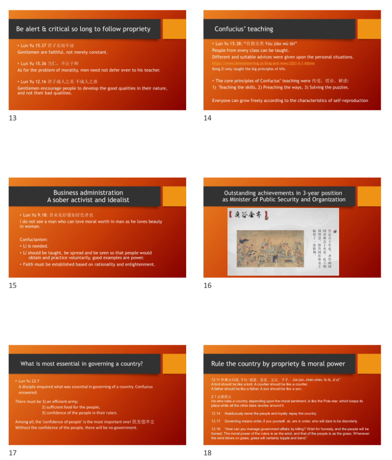 Chinese culture Confucius at Language Plaza