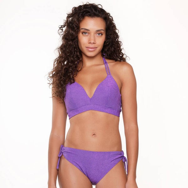 LingaDore Sparkle Purple Bikini Set