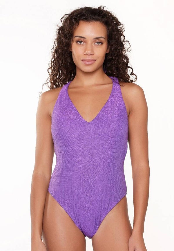 LingaDore Sparkle Purple Swimsuit