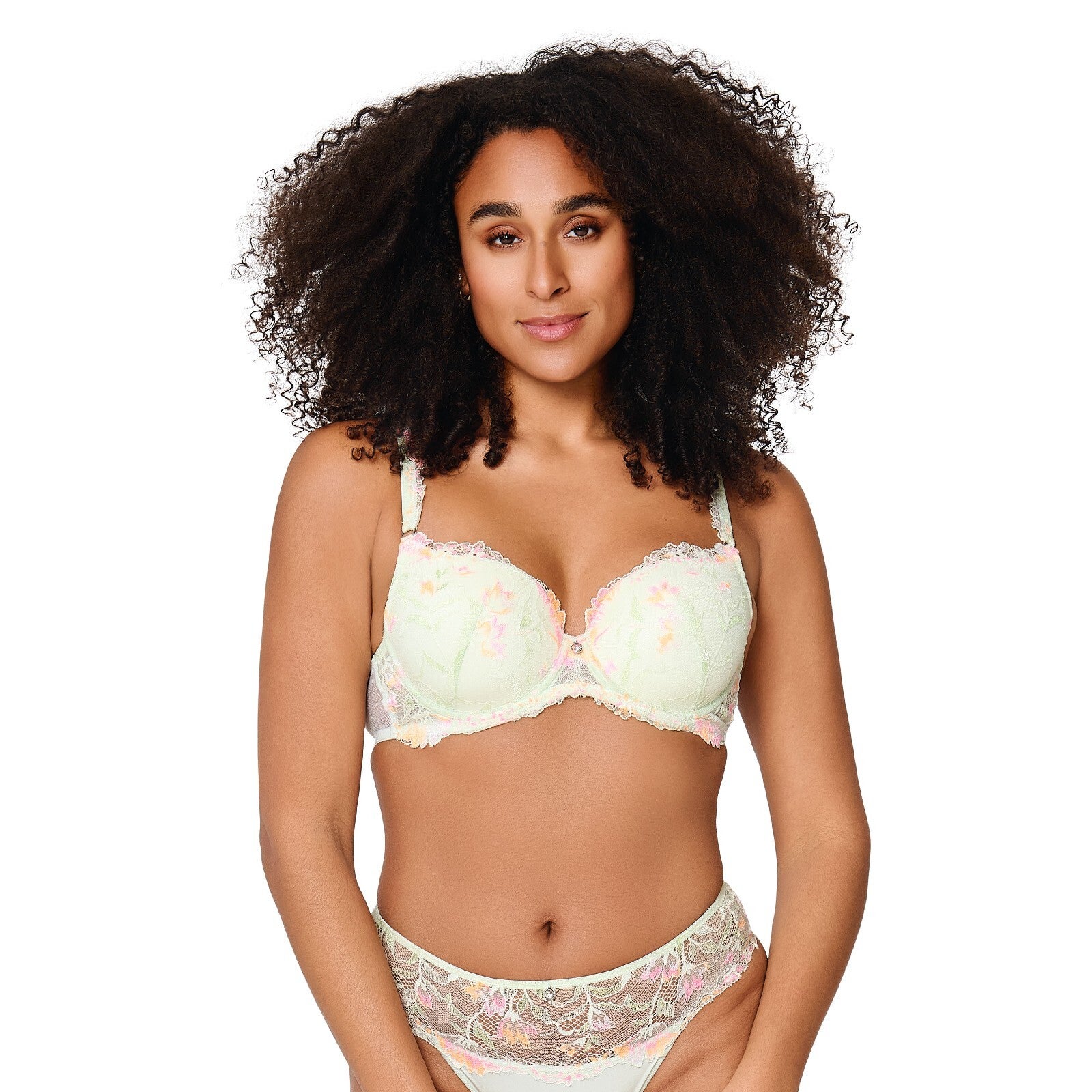 LingaDore Canary Green Lace