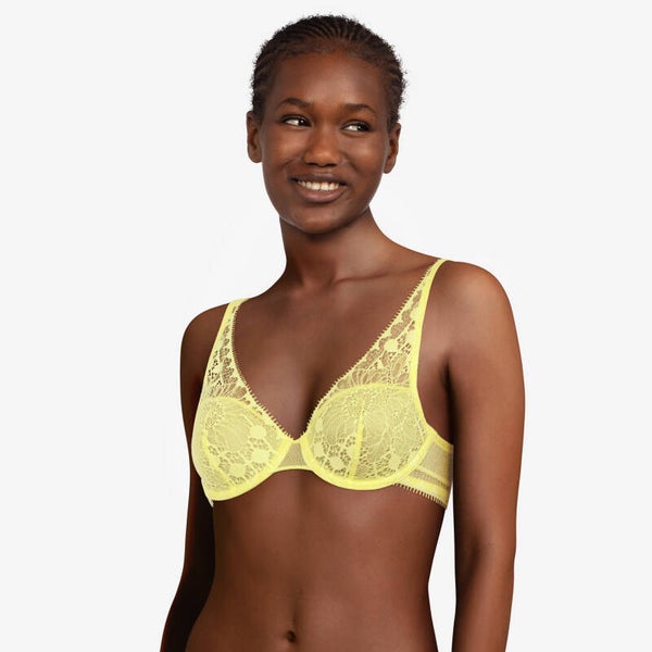 Chantelle Day to Night Plunge Yellow