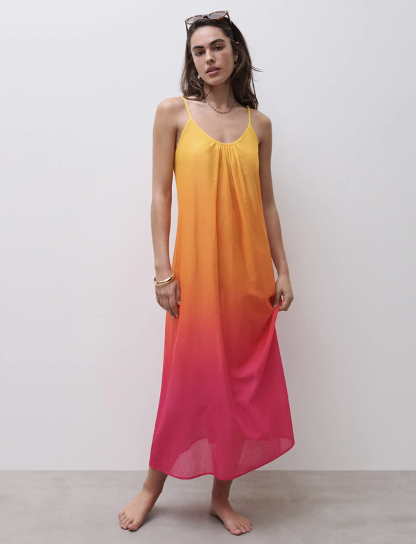 Chantelle Pulp Aurora Sunrise Tie & Dye Beachdress