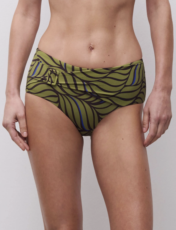 Femilet Rivero High Waist Coffee Leaves
