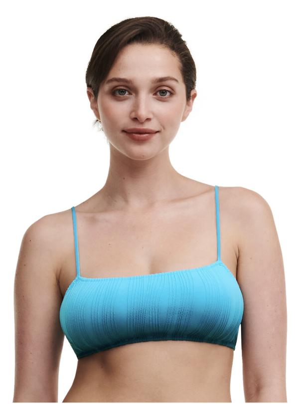 Chantelle Pulp Bikini Bandeau Top Blue