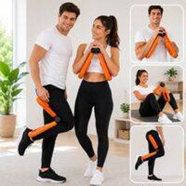 EDURO Arm- und Beintrainer gepolstertes Sportgerät für zu Hause Oberschenkel-Trainer 38x25cm 7749103 Orange