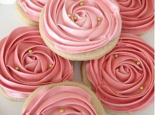 Rosace Octobre rose