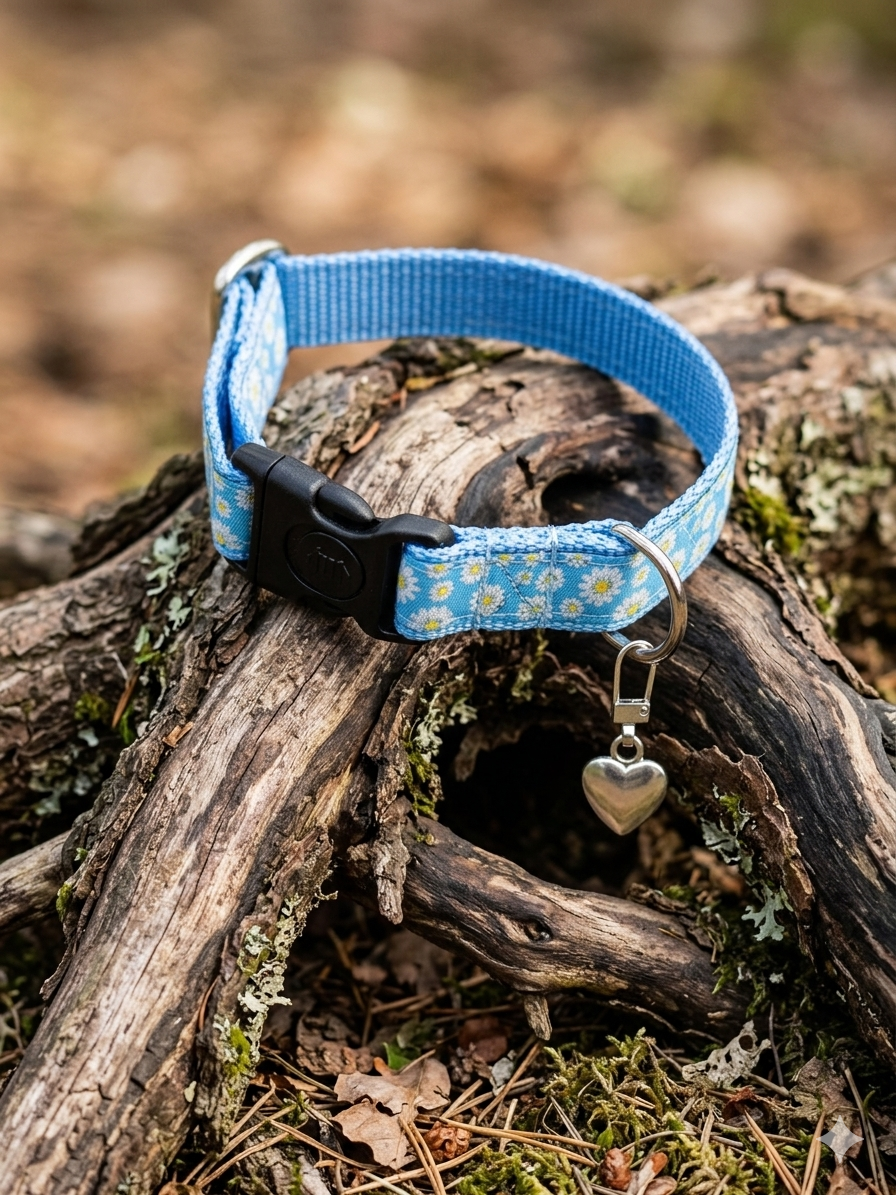 Hundehalsband Gänseblümchen