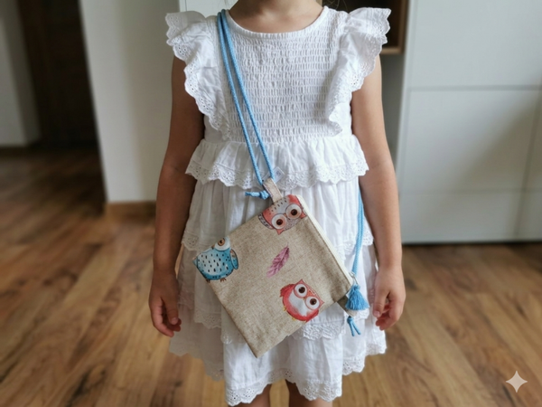 Kindertäschchen Eule