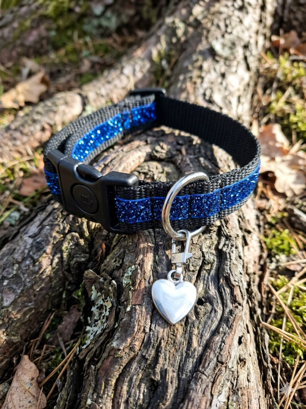 Hundehalsband Glitzer