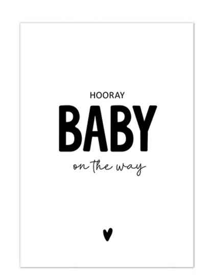 Liefz - Wenskaart - Hello cute baby