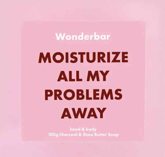 Vegan zeepbar - Moisturize all my problems away