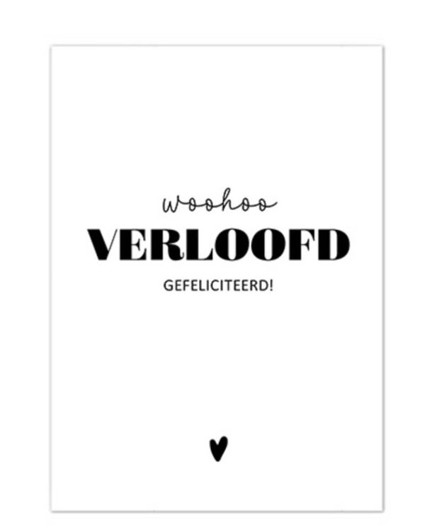 Liefz - Wenskaart - Woohoo Verloofd