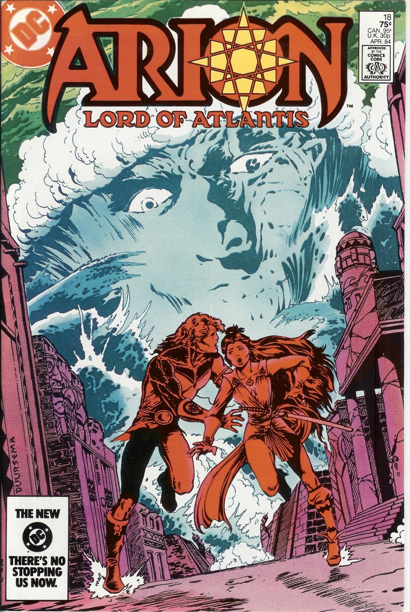 Arion, Lord of Atlantis. No. 18. Apr 1984 DC. Gr. 9.8